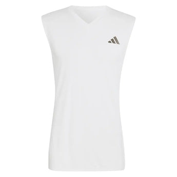 Men's London Sleeveless Tennis Tank White,Apparel,Adidas,White,XS,Tennis Express,KF5006-1