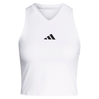 Women's London Pro Y Tennis Tank White,Apparel,Adidas,White,XS,Tennis Express,KH1113