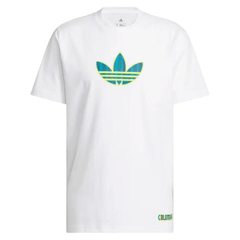 Men's Colombia Away World Cup 2026 Graphic Tee White,Apparel,Adidas,White,XS,Tennis Express,KH3405-F26-1