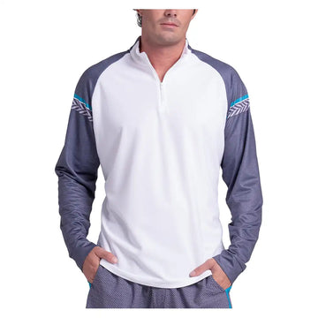 Men's Propel 1/4 Zip Tennis Long Sleeve Midnight