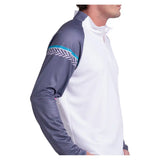 Men's Propel 1/4 Zip Tennis Long Sleeve Midnight,Apparel,K-Swiss,,,Tennis Express,KMT83-38J401-6