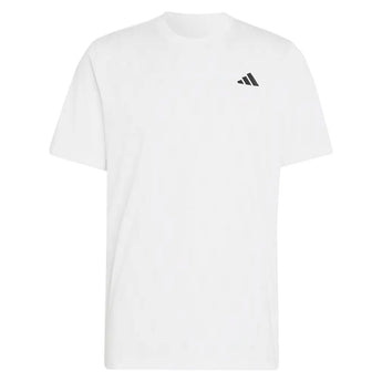 Men's Club Graphic Tennis Tee White and Dash Grey,Apparel,Adidas,White/Dash Grey,XS,Tennis Express,KS8271-1