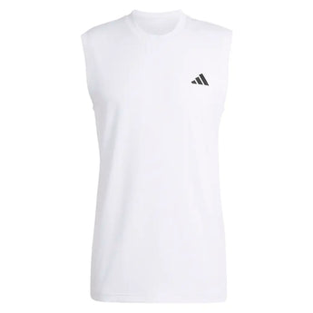 Men's Club Tennis Tank Top White,Apparel,Adidas,White,XS,Tennis Express,KS8281-1