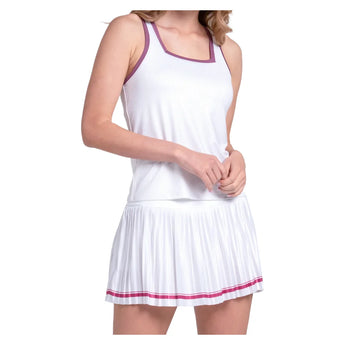Women's Renew 14.5 Inch Tennis Skort Fig and White, K-Swiss, Tennis Express, KWB11-26F582F26-3