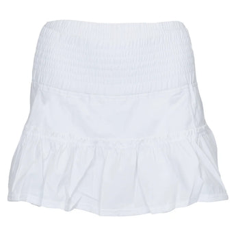 Women's Lawley 13 Inch Tennis Skort, Bubble, White, Tennis Express, LAW-B-WHITE-1