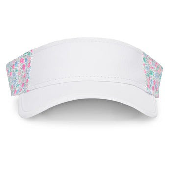 Little Love Visor Tennis Flowers-Apparel-Ame and Lulu-LLVTV-2-Tennis Express