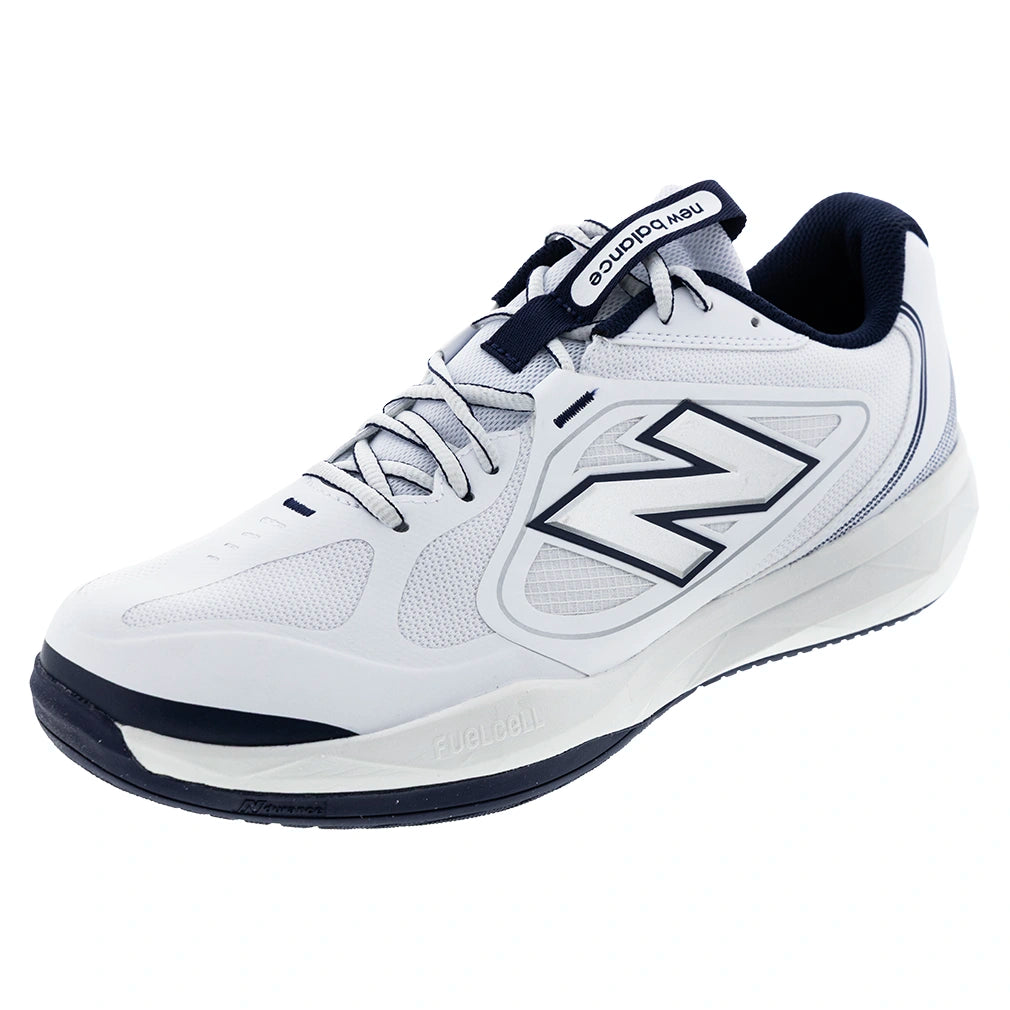 Men's FuelCell 796v5 4E Width Tennis Shoes NB 103 White and Team
