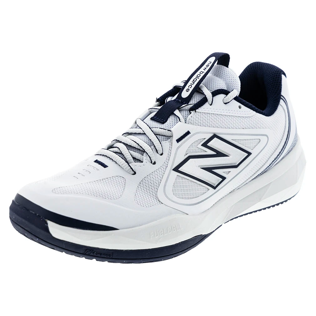 EVALA 『INITIAL』 Men's FuelCell 796v5 D Width Tennis Shoes NB 103 White and Team