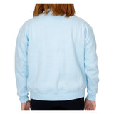 Women's The Mockneck Tennis Sweatshirt Light Blue, CourtLife, Tennis Express, MN-BBLF26-1