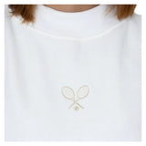 Women's The Mockneck Tennis Sweatshirt Ivory, CourtLife, Tennis Express, MN-IVF26-4