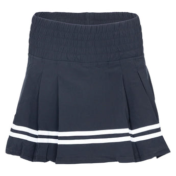 Women's Monroe 15 Inch Tennis Skort, Bubble, Black, Tennis Express, MON-B-BLACK-1