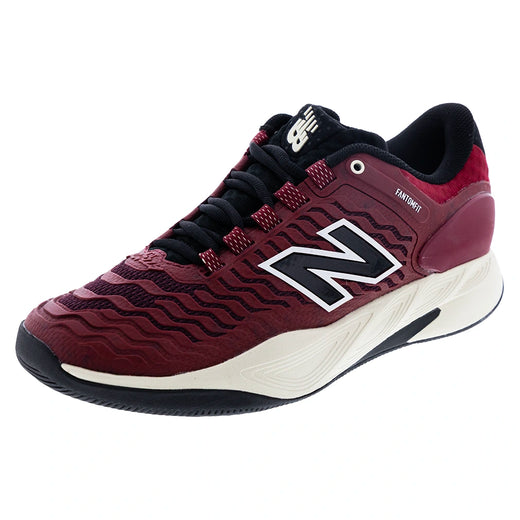 Men's Fresh Foam X CT-Rally v2 D Width Tennis Shoes Podium Red and Angora