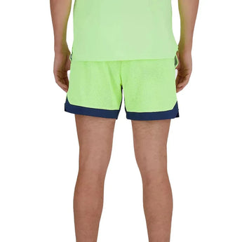 Men's Tournament Mesh Tennis Short Bleached Lime Glo-Apparel-New Balance-MS41420-BIOU24-1-Tennis Express