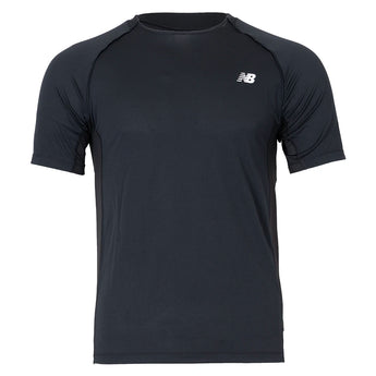 Men's Tennis Tournament Top Black-Apparel-New Balance-MT6116GM-BK-Tennis Express