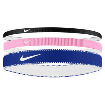Unisex Flex Classic Mixed Width Training Headbands 3 Pack Black and Pink Rise,Accessories,Nike,Black/Pink Rise,One Size,Tennis Express,N1011933-061F26-1