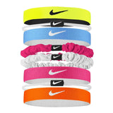 Unisex Flex Classic Mixed Hair Ties 8 Pack Volt and White,Accessories,Nike,Volt/White,One Size,Tennis Express,N1011934-726B