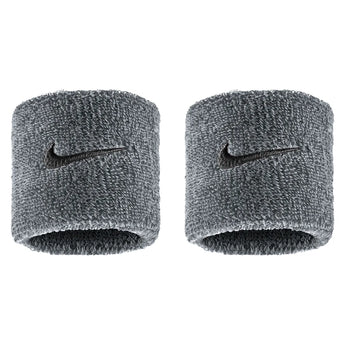 Swoosh Classic Wristbands 2 Pack, Nike, 005 Cool Grey/Black, Tennis Express, N1012405-BF26-005-COOL-GREY-BLACK-1
