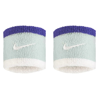 Swoosh Classic Wristbands 2 Pack, Nike, 043 Light Silver/Dark Concord, Tennis Express, N1012405-F26-043-LIGHT-SILVER-DARK-CONCORD-1