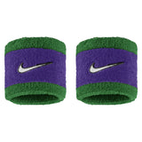 Swoosh Classic Wristbands 2 Pack, Nike, 306 Clover/Fierce Purple, Tennis Express, N1012405-F26-306-CLOVER-FIERCE-PURPLE-1