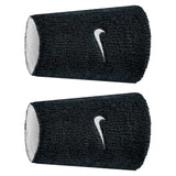 Swoosh Classic Reversible Doublewide Wristbands 2 Pack,Accessories,Nike,036 Black/White,One Size,Tennis Express,N1012411-BF26-036-1