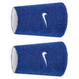Swoosh Classic Reversible Doublewide Wristbands 2 Pack,Accessories,Nike,469 Game Royal/White,One Size,Tennis Express,N1012411-BF26-469-1
