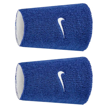 Swoosh Classic Reversible Doublewide Wristbands 2 Pack,Accessories,Nike,469 Game Royal/White,One Size,Tennis Express,N1012411-BF26-469-1