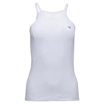 Women's Essentials Tennis Tank with Mesh Bright White-Apparel-Penguin-O1KSF026-118B-Tennis Express