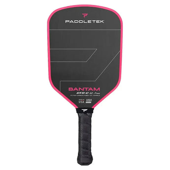 Bantam GTO-C 12.7mm Pickleball Paddle-Racquets-Paddletek-PBGTOR2S-Pink1-Tennis Express