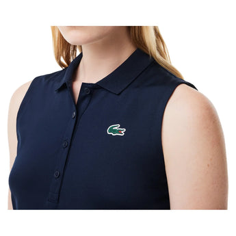 Women's Sport Sleeveless Tennis Polo, Lacoste, Tennis Express, PF7414-B-1