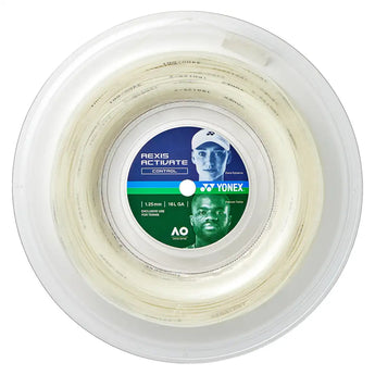 Rexis Activate Tennis String Reel White,Strings,Yonex,White,16L,Tennis Express,RGTA-2R-16L-1