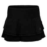 Women's Ruffle 13.5 Inch Tennis Skort,Apparel,Bubble,Black,XS,Tennis Express,RUF-B-b-1_532d26c7-bec2-4b9e-b8f1-9a67dd17a65b
