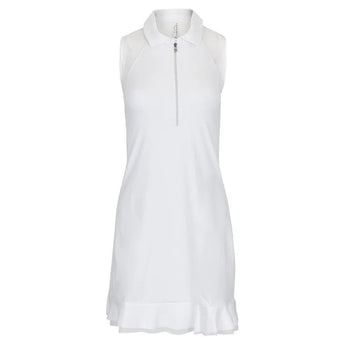 Women's Neisha Tennis Dress White-Apparel-Inphorm-S19003S-001F24-Tennis Express