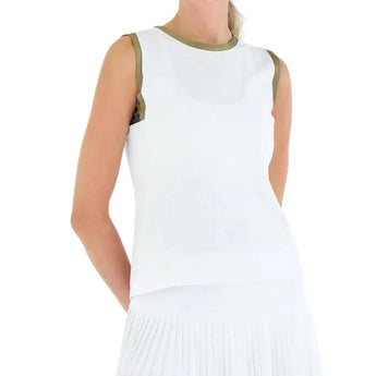 Women's New Harper Tennis Tank White and Camo-Apparel-Inphorm-S24004-0442H24_96859c91-0360-4e09-a421-8d490a6e1489-Tennis Express