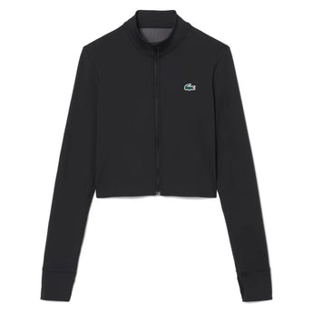 Women's Players Tennis Midlayer Black, Lacoste, Black, Tennis Express, SF6782-031F26-BLACK-1