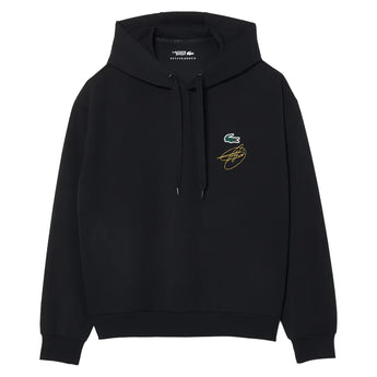 Men's Novak Djokovic Tennis Sweatshirt Black,Apparel,Lacoste,,,Tennis Express,SH9948-031F26-2