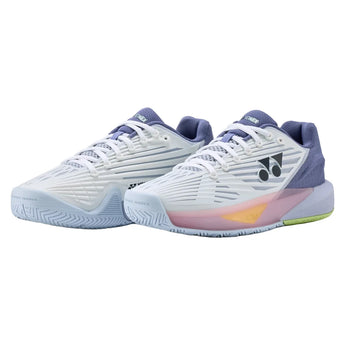 Women's Eclipsion 5 Tennis Shoes White and Purple, Yonex, White/Purple, Tennis Express, SHTE5LACEX115-F26-WHITE-PURPLE-1