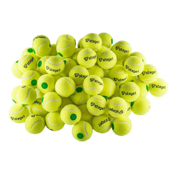 Stage One Green Balls 60 Count Poly Bag-Balls-Tecnifibre-STAGEONE-2_2859441b-612f-4170-b559-1fcc3dace9e4-Tennis Express
