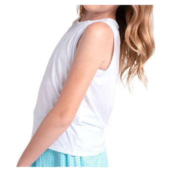 Girls' Tie Break Tennis Tank,Apparel,Lucky In Love,,,Tennis Express,T320-110-6