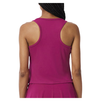 Women's Core Performance Tennis Training Tank Top Rubine Red, Lacoste, Tennis Express, TF8875-JBDF26-2