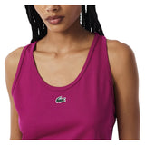 Women's Core Performance Tennis Training Tank Top Rubine Red, Lacoste, Tennis Express, TF8875-JBDF26-4