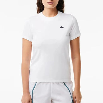 Women's Core Performance Tennis Tee-Apparel-Lacoste-TF9246-B-W1-Tennis Express