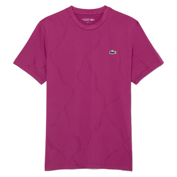 Men's Players Tennis Tee, Lacoste, JBD Rubine Red, Tennis Express, TH6720-F26-JBD-RUBINE-RED-6