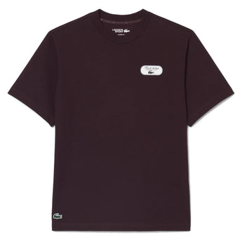 Men's Heritage Graphic Tennis Tee, Lacoste, 3KE Oxalis, Tennis Express, TH6729-F26-3KE-OXALIS-1