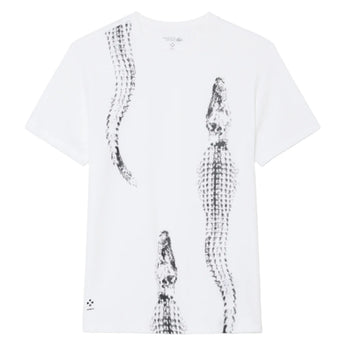 Men's Daniil Medvedev Tennis Tee White, Lacoste, White, Tennis Express, TH6753-001F26-WHITE-1