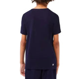 Boys' Breathable Cotton Blend Tennis Jersey-Apparel-Lacoste-TJ8811-F24-166-2-Tennis Express