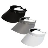 Women's Bling Coil Visor-Apparel-Glove It-VB6-B-Tennis Express