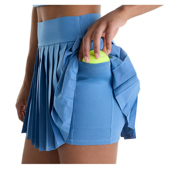 Women's NYC Tournament Tennis Skort Heron Blue,Apparel,New Balance,,,Tennis Express,WB62W1J3-HEBF26-8