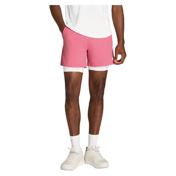 Men's Volley 6 Inch Unlined Tennis Short Chateau Rose,Apparel,Wilson,,,Tennis Express,WM00008P051001-F26-5