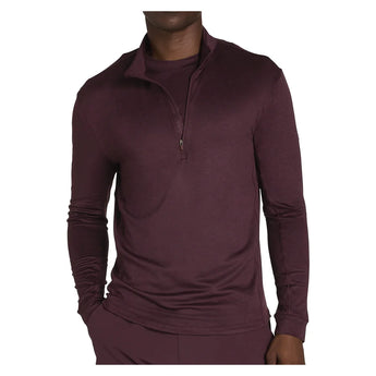 Men's Everyday Tennis Performance Half-Zip Fig, Wilson, Fig, Tennis Express, WM00305R043001-F26-FIG-1