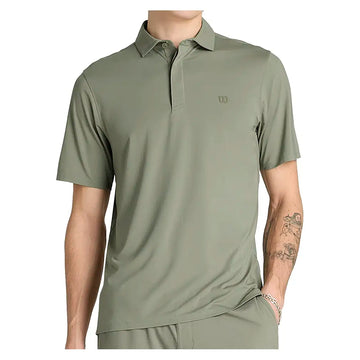 Men's League Tennis Polo Vetiver